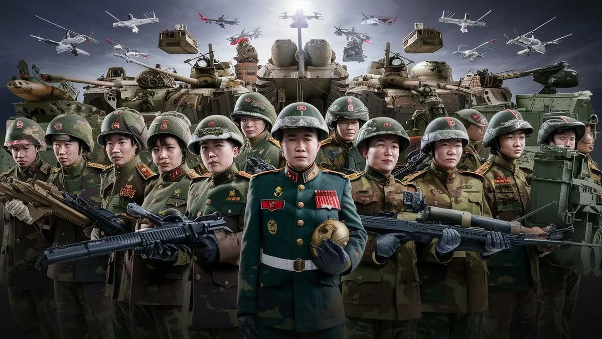 Armia Chin: Liczebność i Potęga