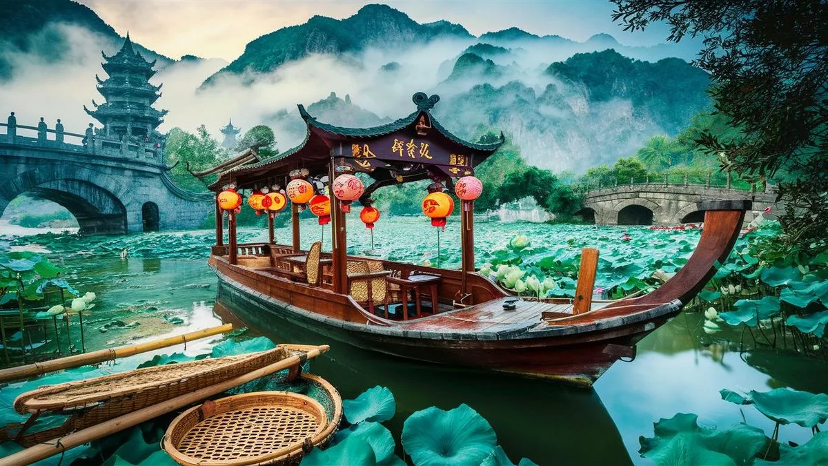 Jezioro w Chinach