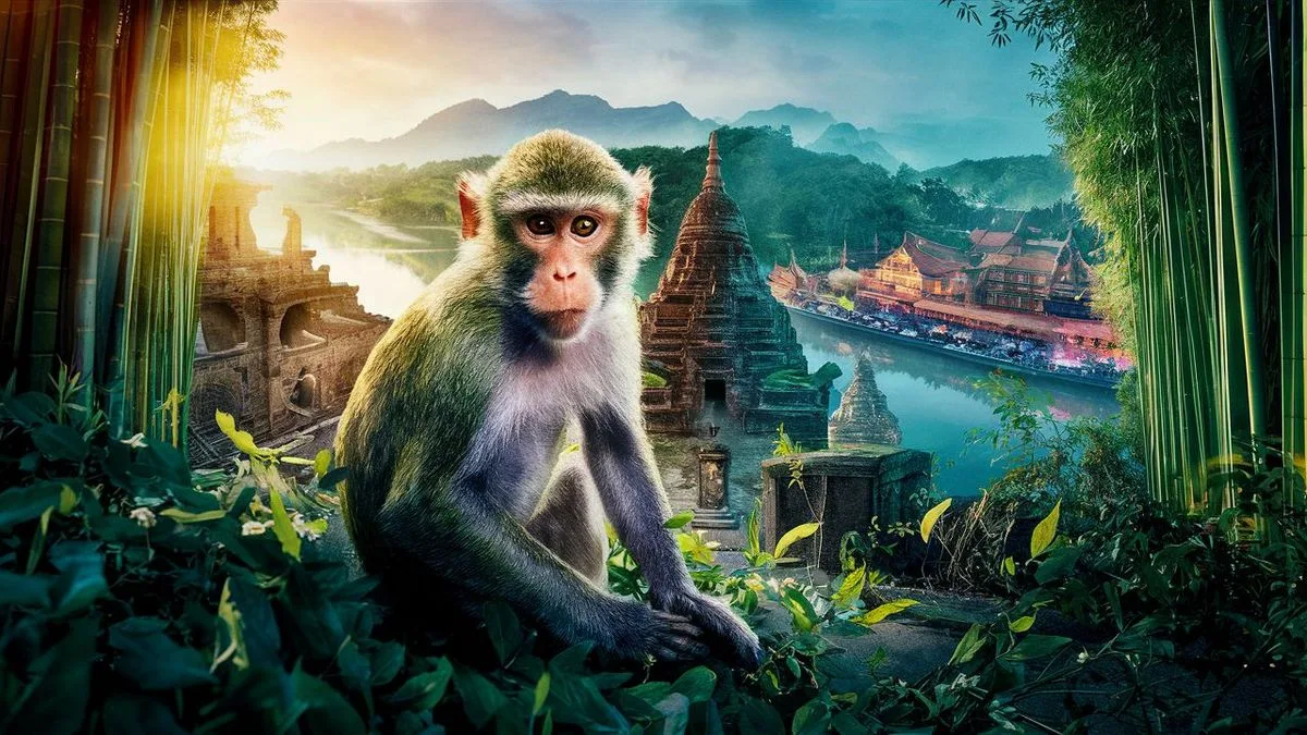 Małpa Człekokształtna Żyjąca w Azji