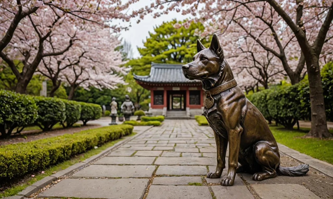 Pomnik psa w Tokio