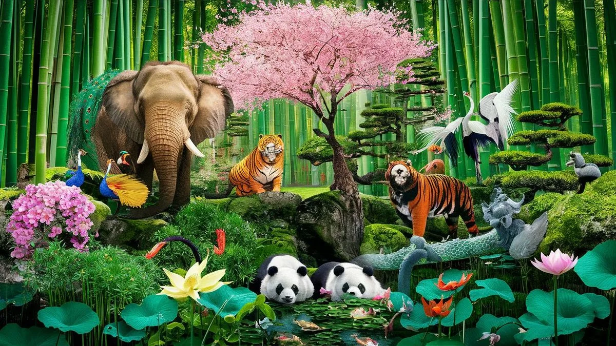 Rośliny i zwierzęta występujące w Azji