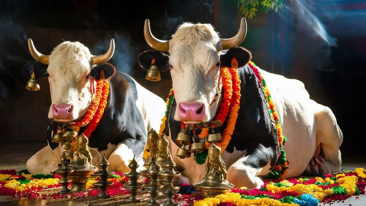 Święte krowy w Indiach