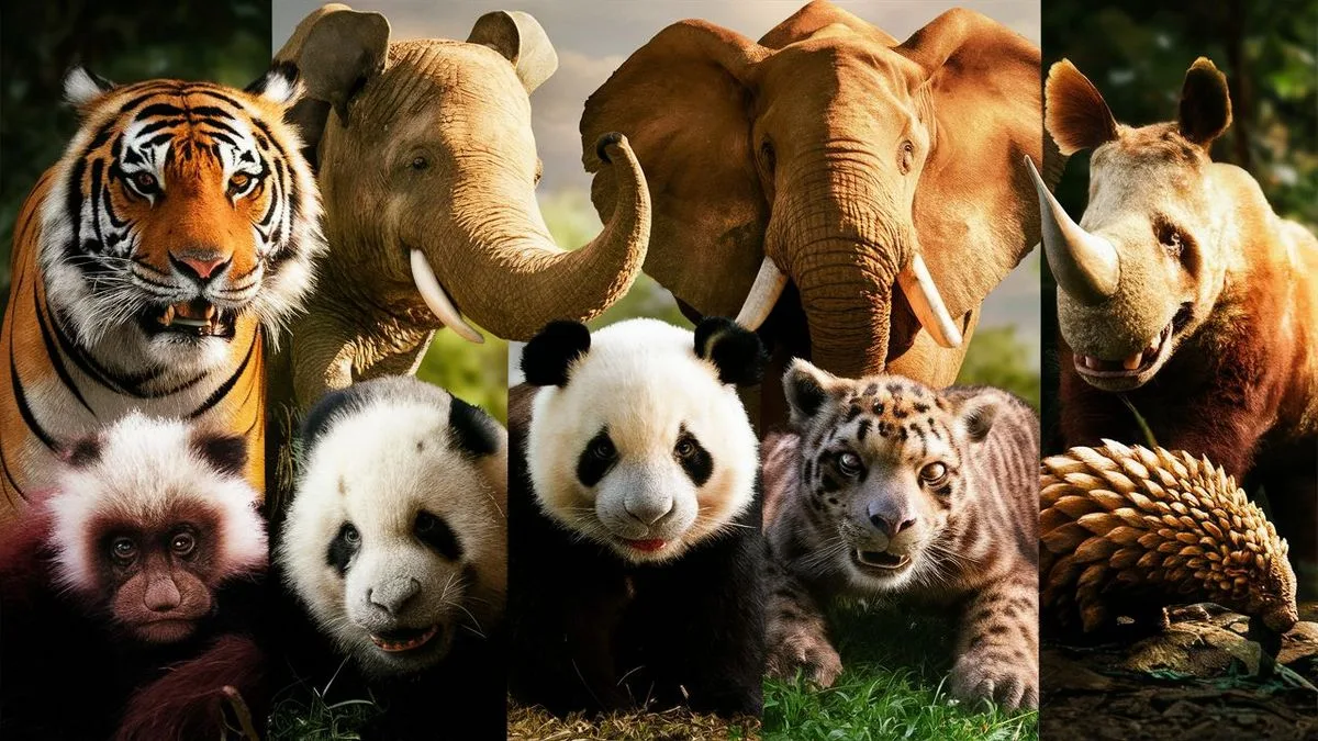 Zagrożone gatunki zwierząt w Azji